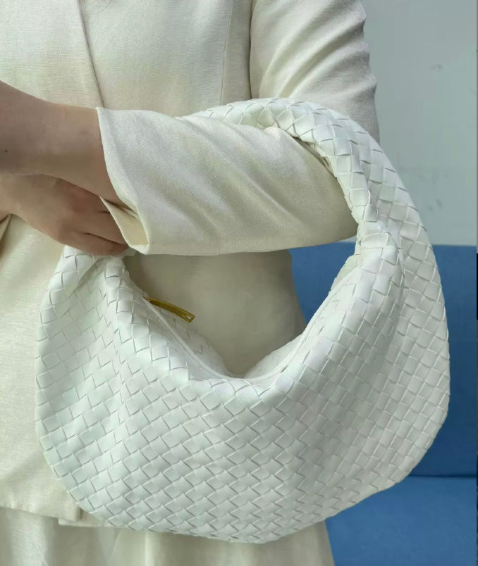 Rodena Woven Leather Shoulder Bag