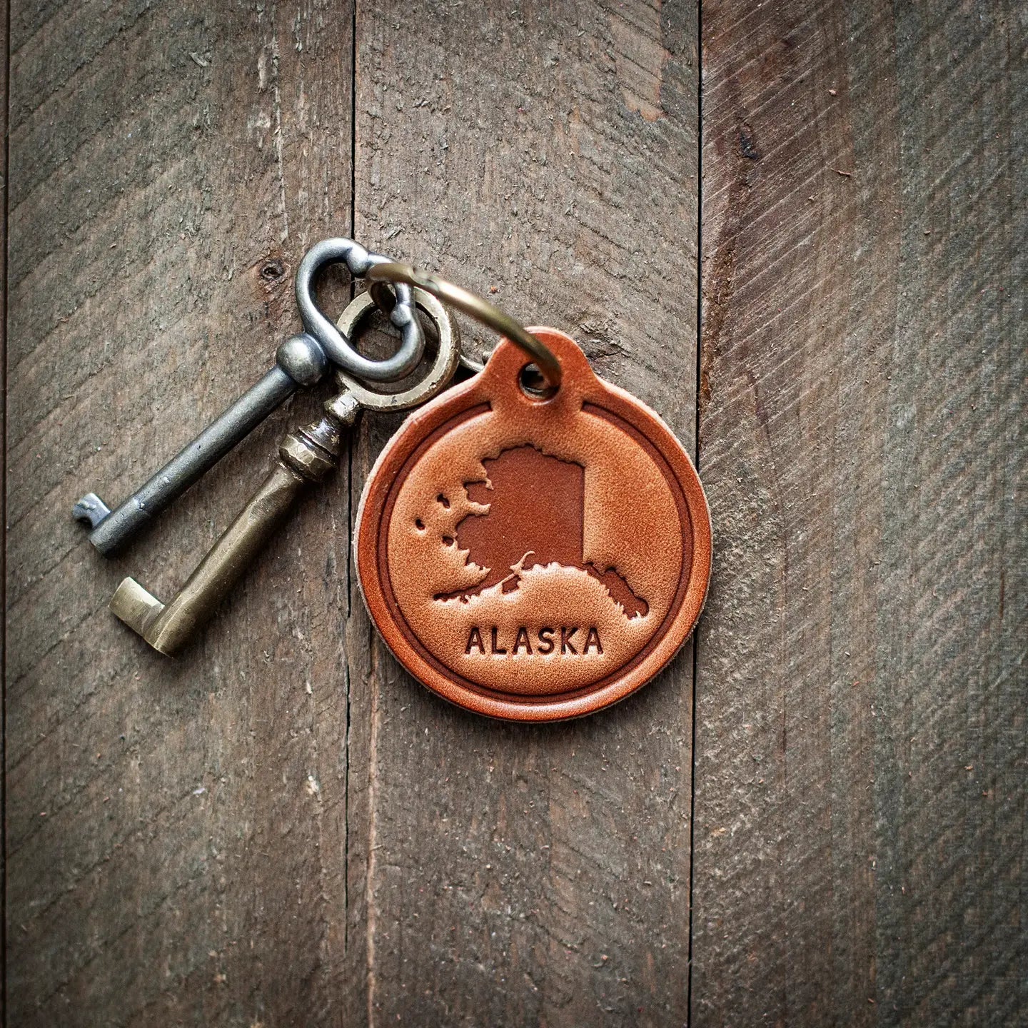 Leather keyrings