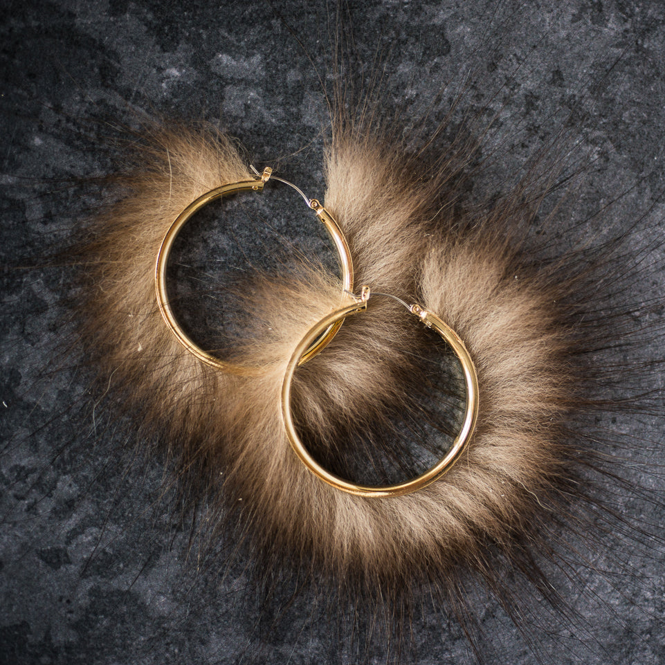 Celebrating Success: Vanessa Aegirsdottir's Giant Fur Hoop Earrings Shine as A'Design Awards Runner-Up