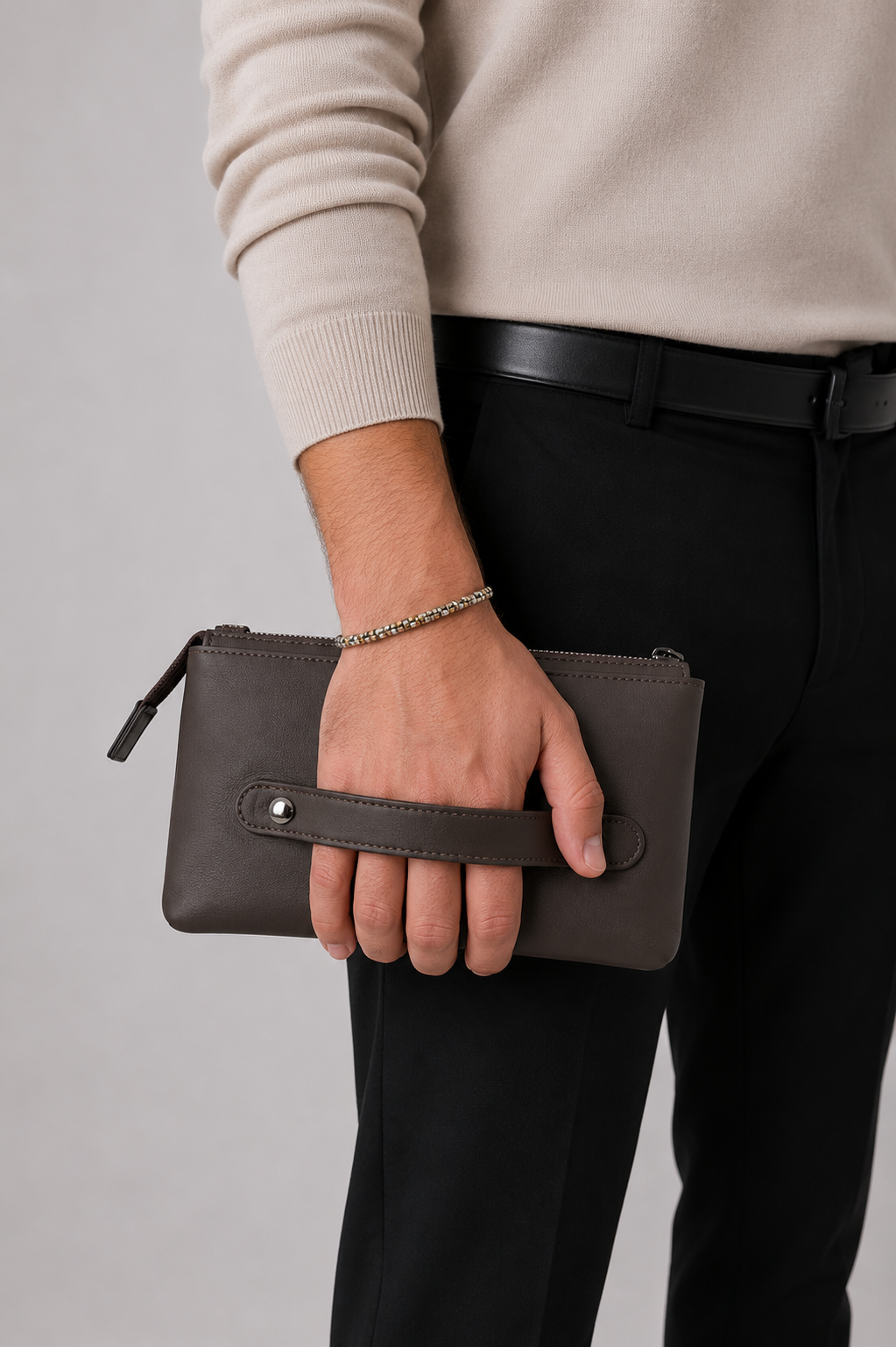 Premium Men's Leather Clutch Wallet