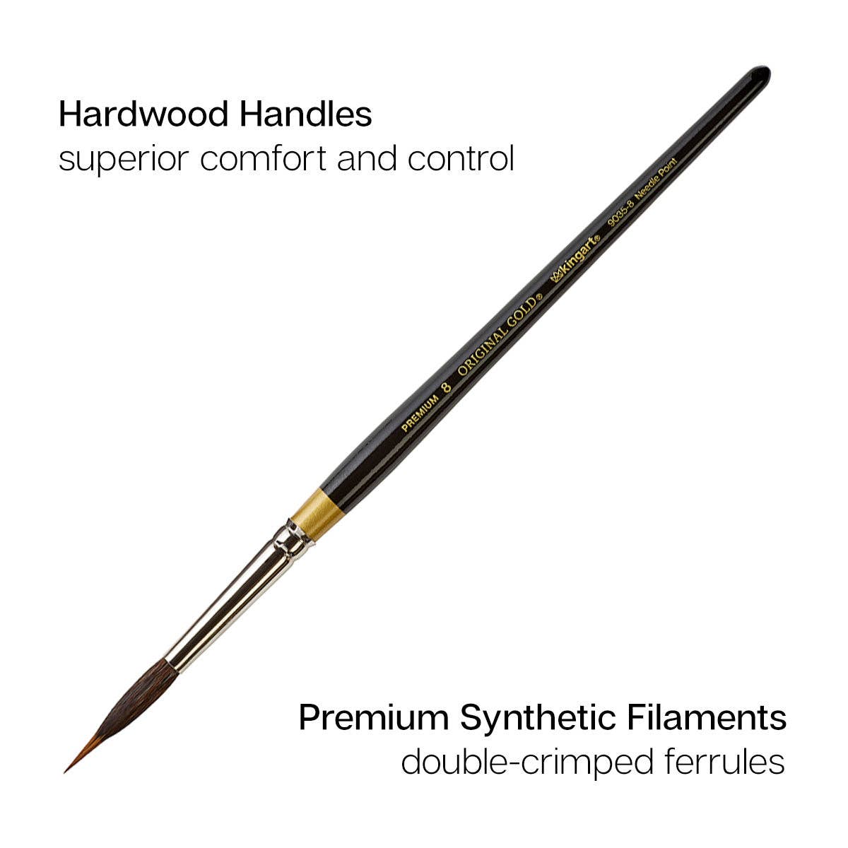 Original Gold® 9035 Round Needle Point Brushes