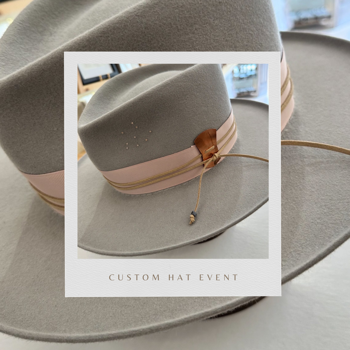 Custom Rabbit Felt Hat - Elko Nevada