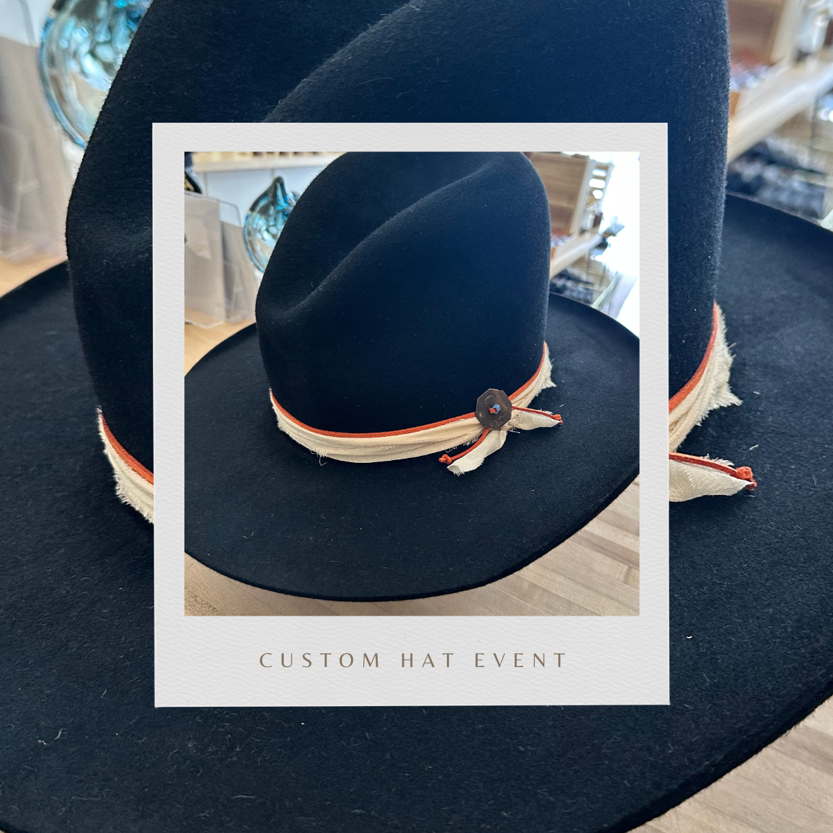 Custom Rabbit Felt Hat - Elko Nevada