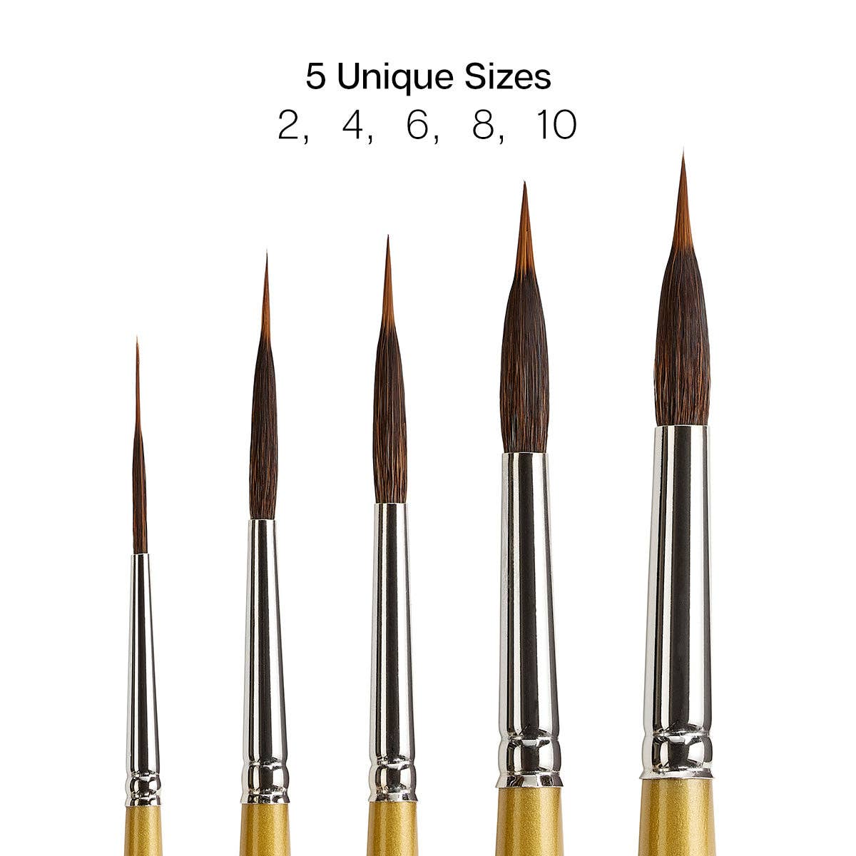 Original Gold® 9035 Round Needle Point Brushes
