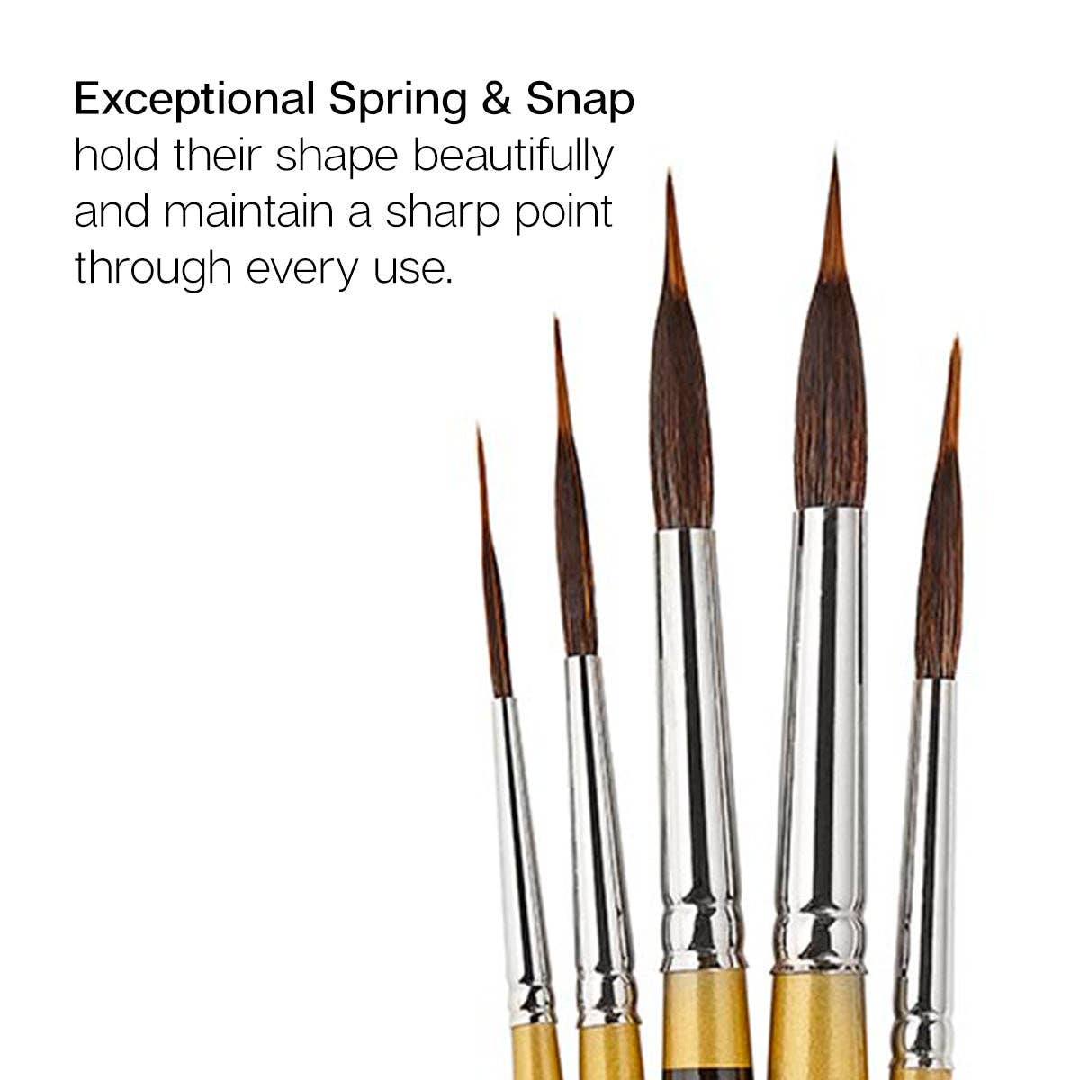 Original Gold® 9035 Round Needle Point Brushes