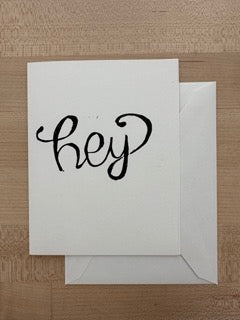 Hey - card