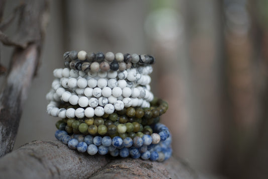 Boreal Mala Stretch Gemstone Bracelet