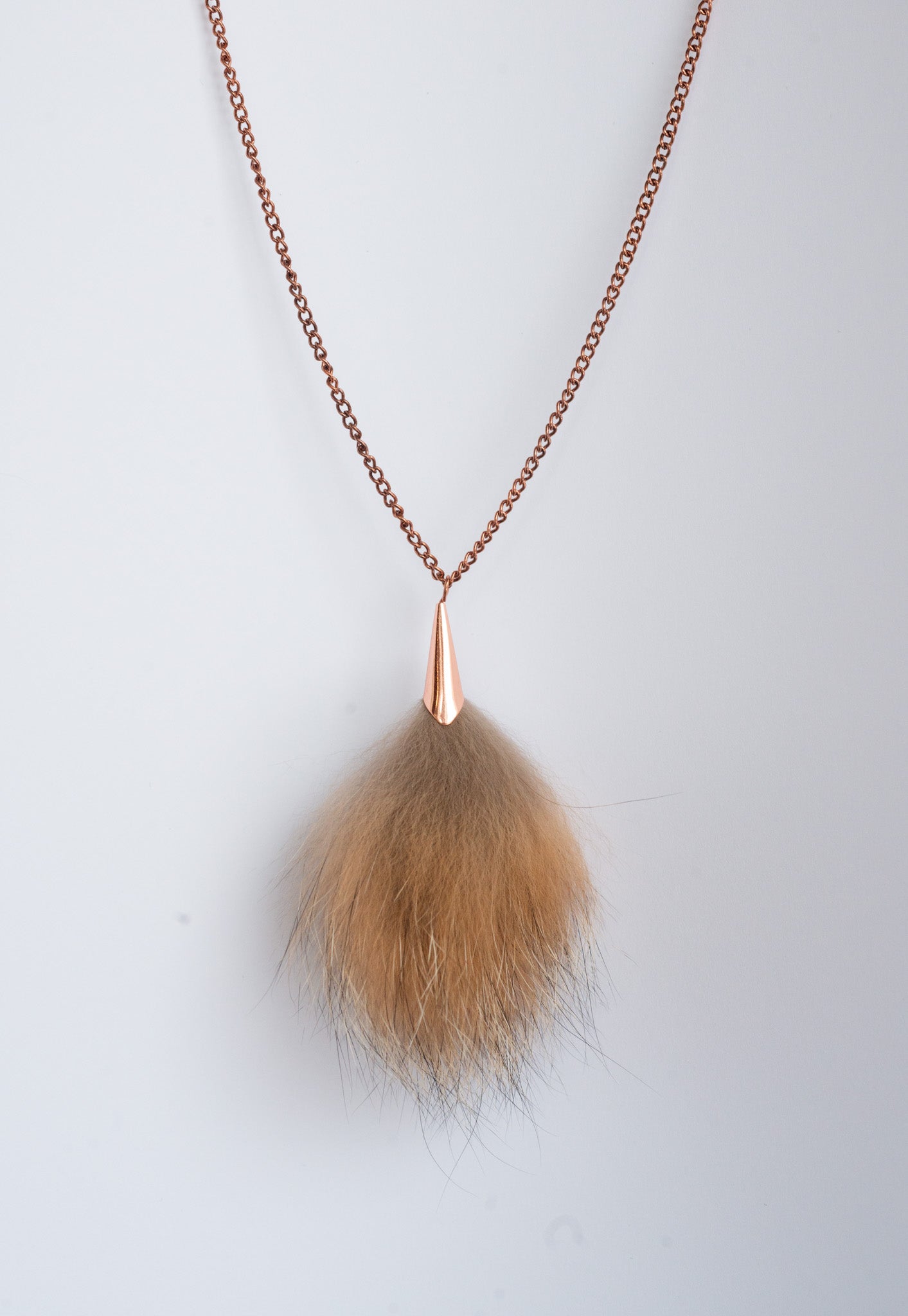 Lynx 36" copper pendant