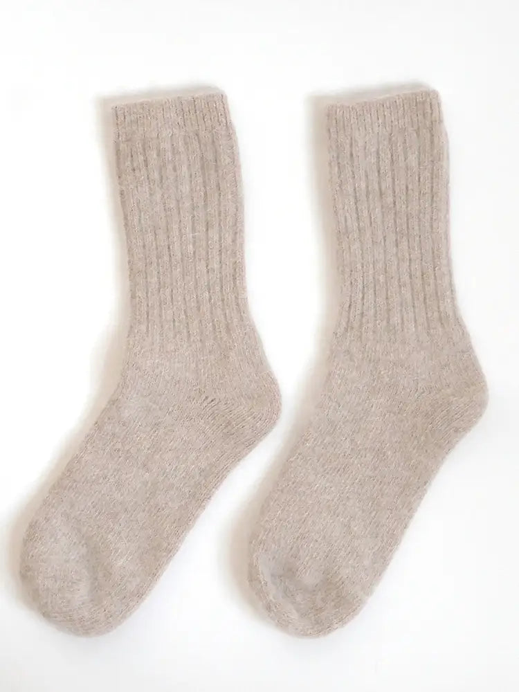 Angora socks - womens