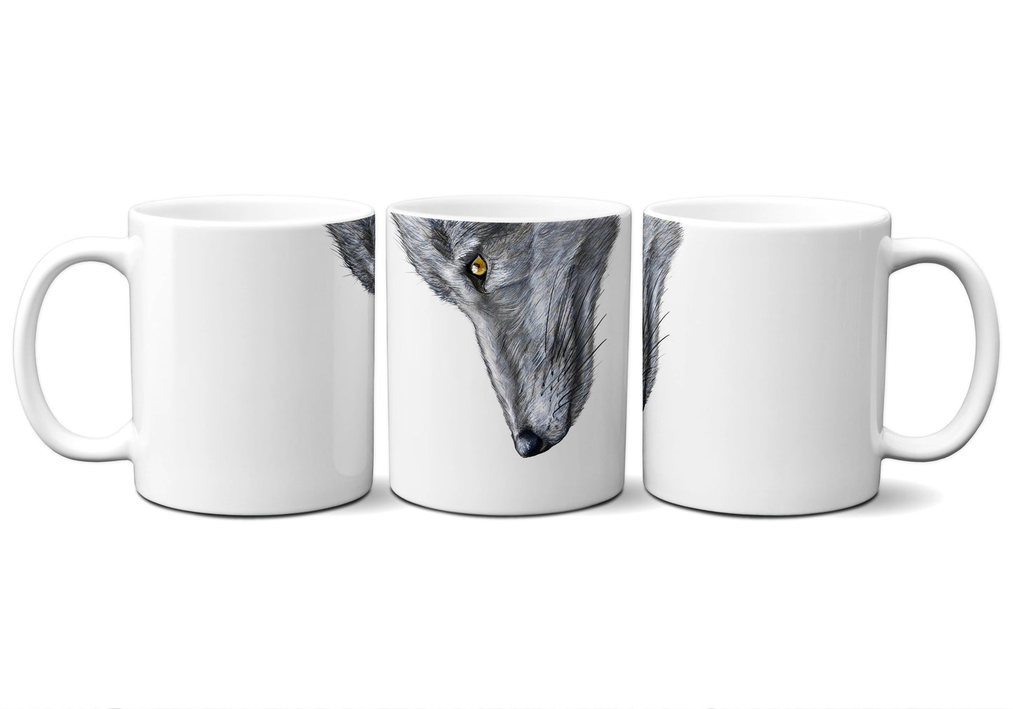 Grey Wolf by Snout Mugs®