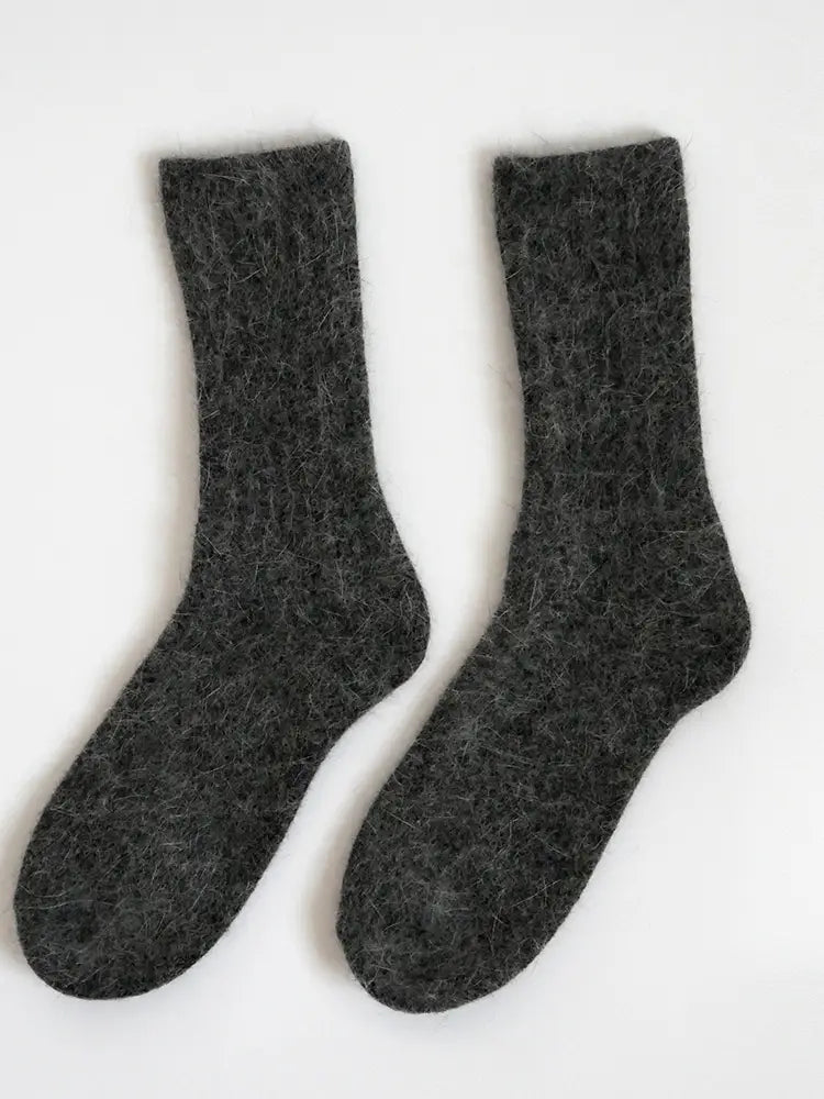 Angora socks - womens