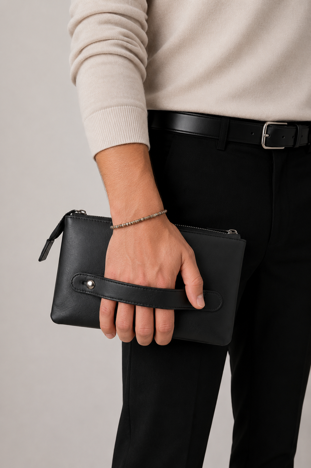 Premium Men's Leather Clutch Wallet