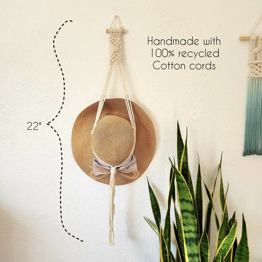 Macrame Hat Hanger