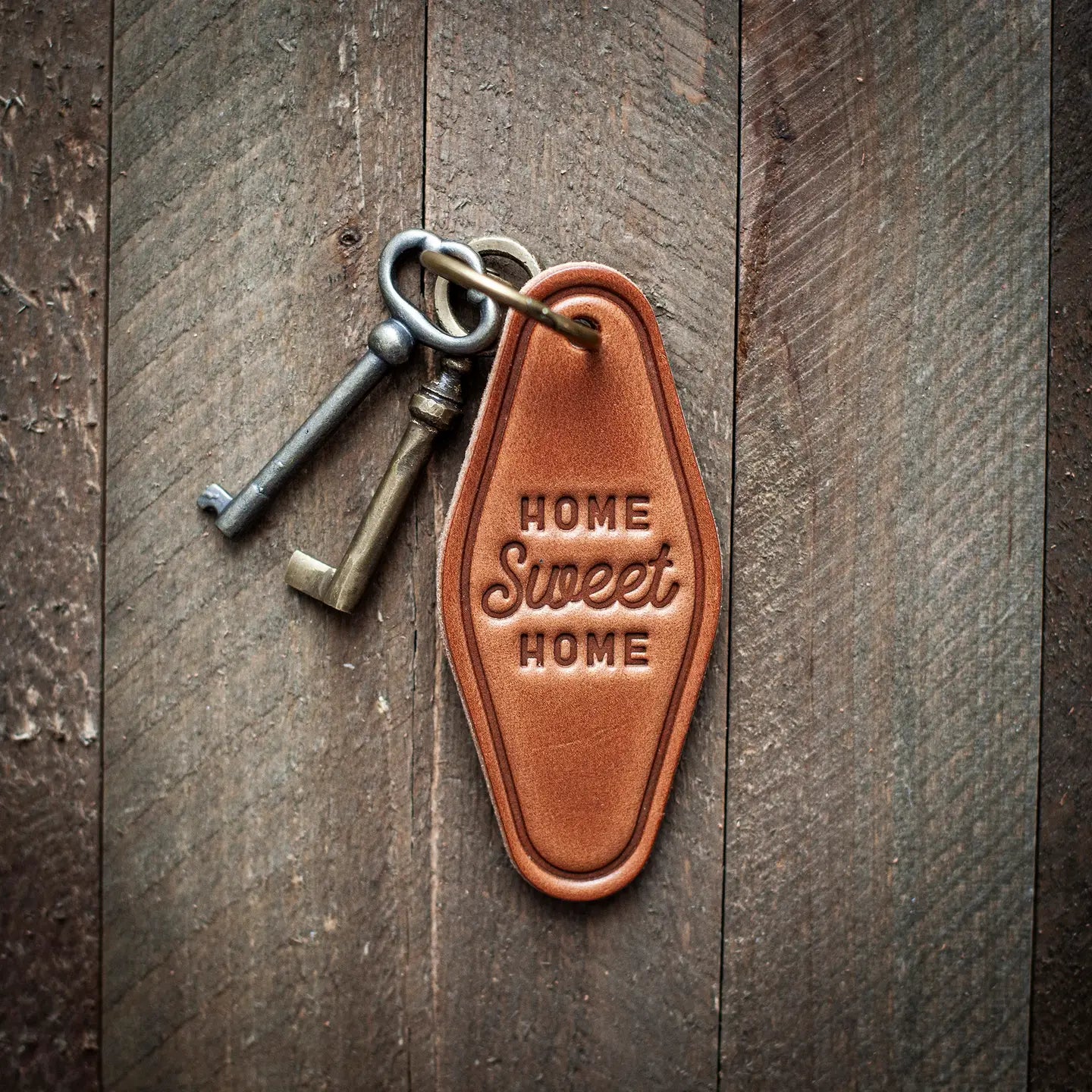 Leather keyrings