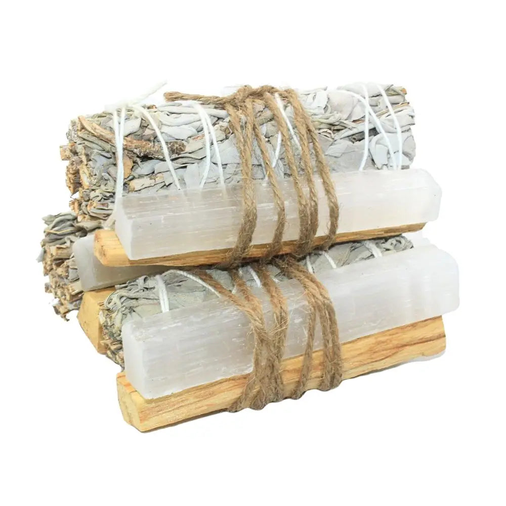 Sage and selenite bundle