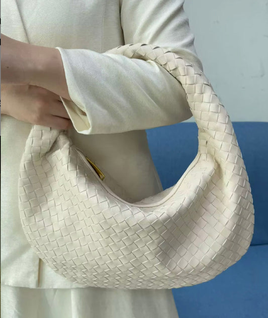 Rodena Woven Leather Shoulder Bag